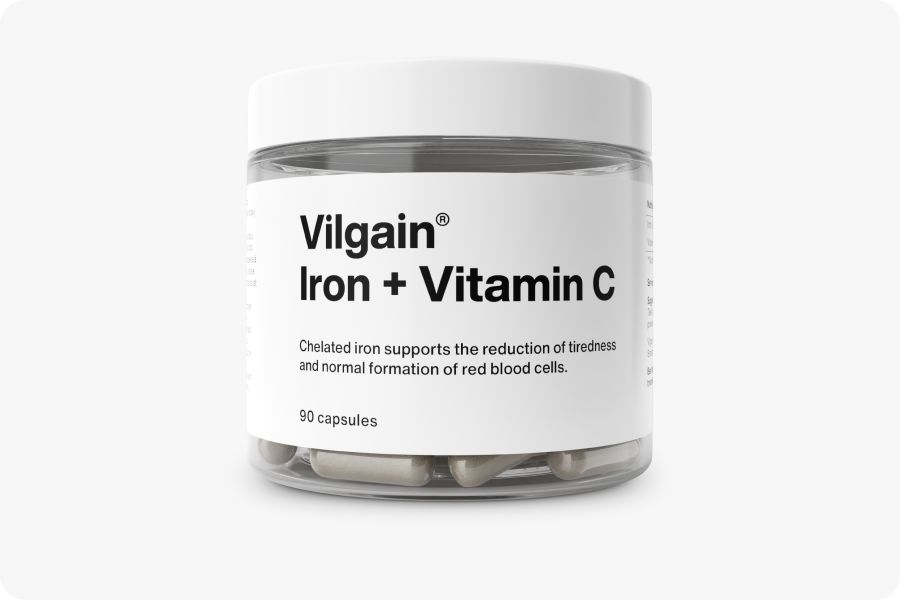 Chelated Iron Bisglycinate and Vitamic C