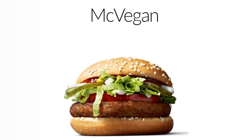 Veganský burger od McDonald's dobývá Evropu