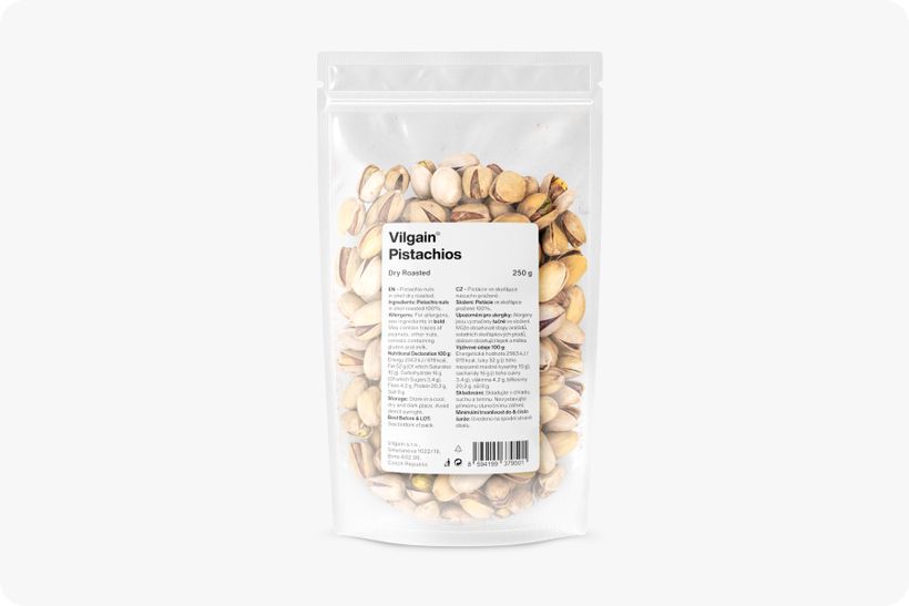 Pistachios dry roasted