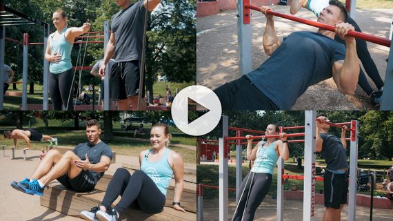 8 cviků, kterými efektivně potrápíte své tělo na workoutovém hřišti