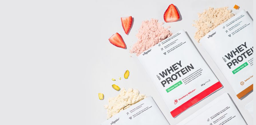 Grass‑fed, Multi Whey,
oder Kasein?