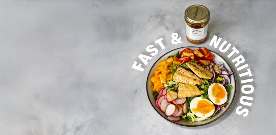 🥗 Vollwertige Mahlzeit \nin kürzester Zeit ⏱️