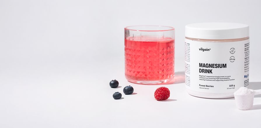 Recommended daily intake 
of magnesium in one serving 💯