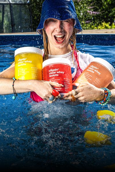 Erfrischende Limonade mit 84 % Protein