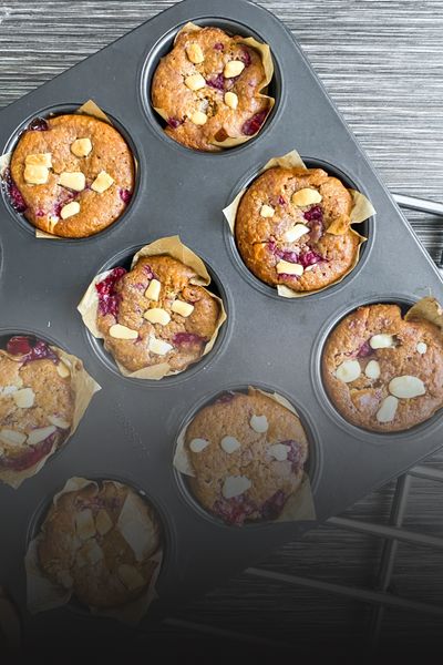 Nadýchané muffiny s ovocem