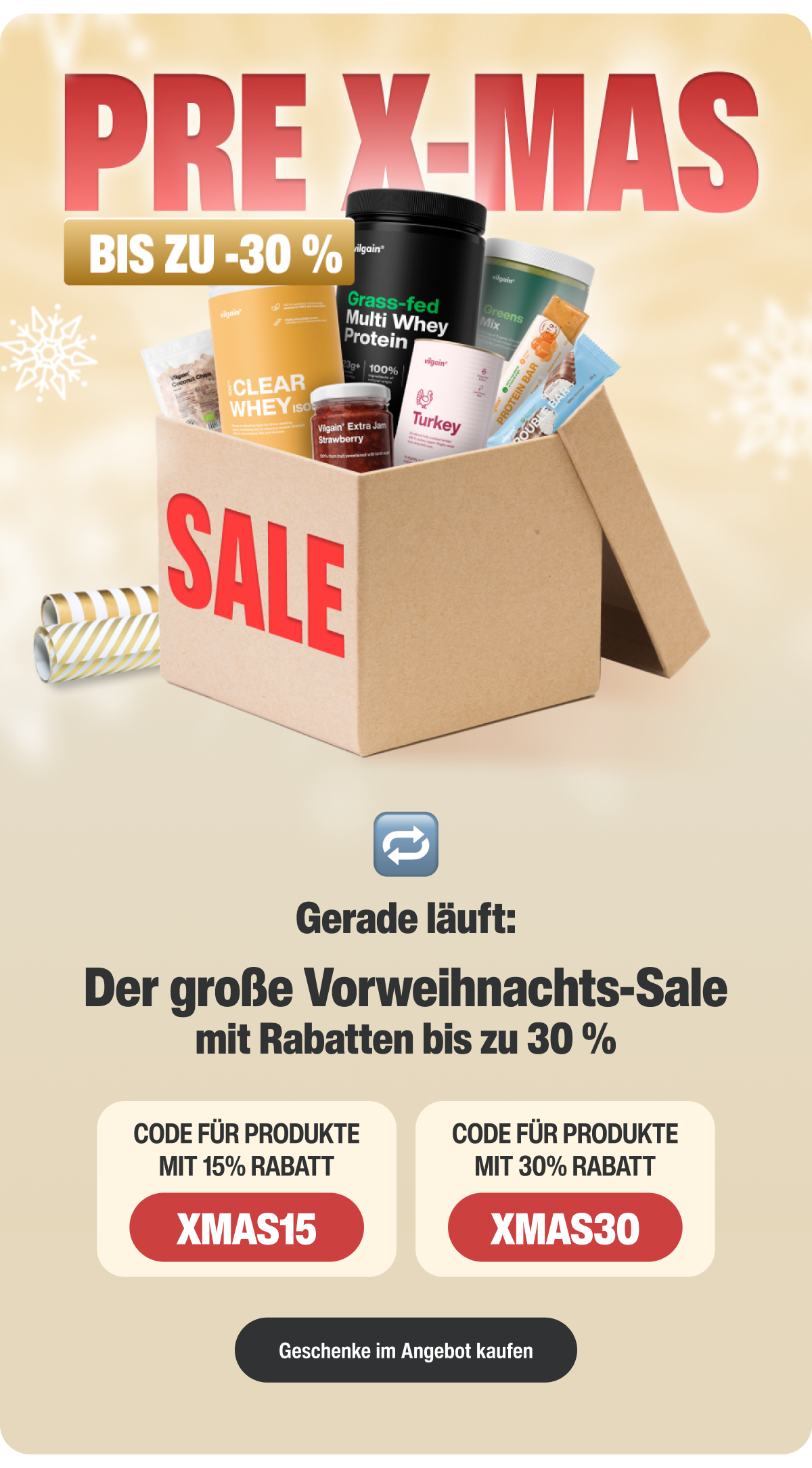 preXMAS Sale