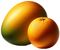 Mango a pomeranč