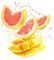 Mango and grapefruit