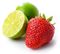 Erdbeere und Limette