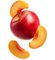 Apfel und Aprikose