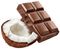 Mliečna čokoláda s kokosom