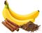 banán, kakaó és fahéj