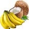 banán/kokos