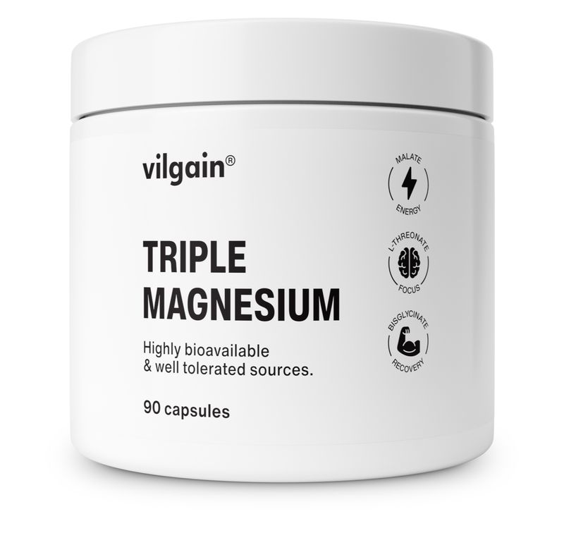 Vilgain Triple Magnesium – 90 kapslí