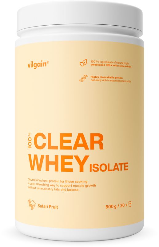 Vilgain Clear Whey Isolate Safari fruit 500 g