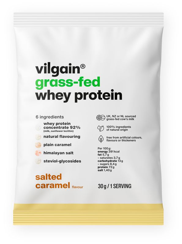 Levně Vilgain Grass-Fed Whey Protein – slaný karamel 30 g