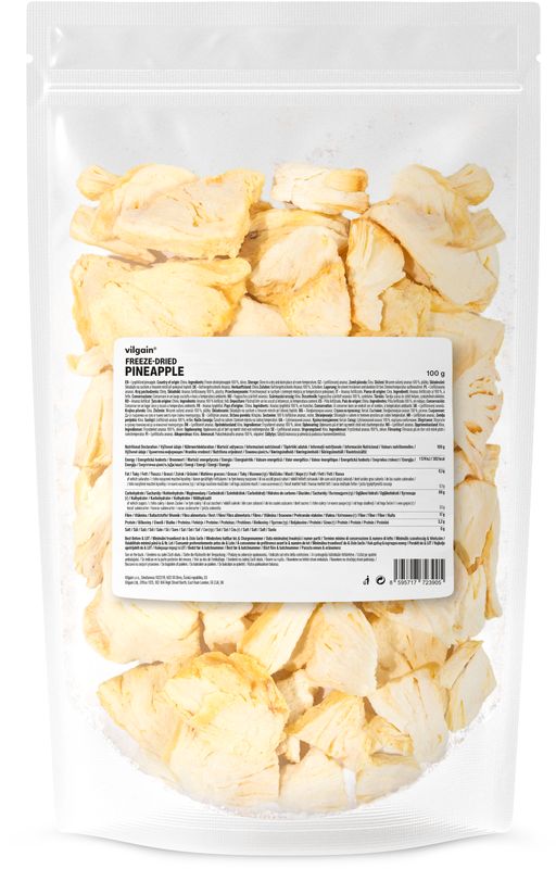 Vilgain Ananas lyofilizovaný – 100 g