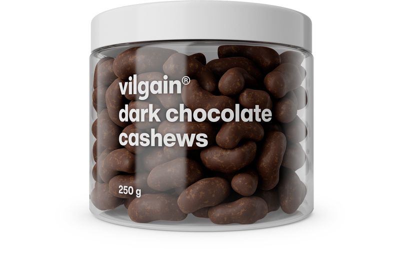 Vilgain Kešu v čokoládě – tmavá čokoláda 250 g