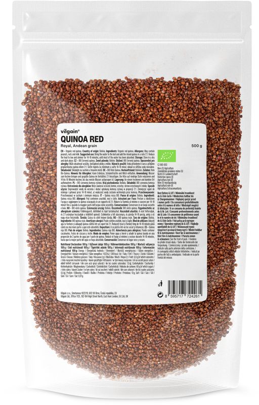 Vilgain Quinoa červená BIO – 500 g