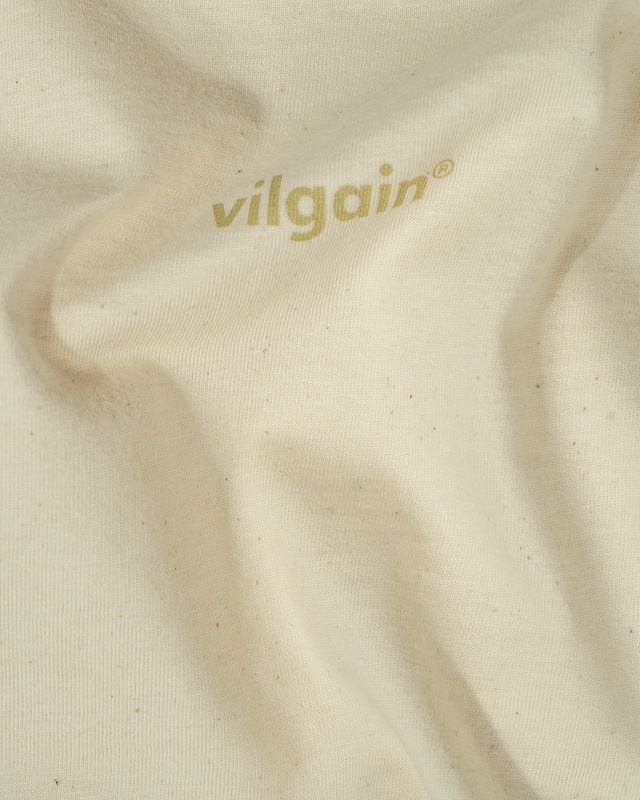 Vilgain Boxy Logotype Tee – XS Natural Raw Obrázek