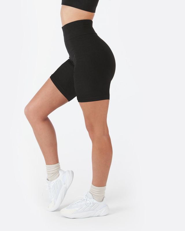 Vilgain Seamless Ribbed Biker Shorts XS/S black Obrázek