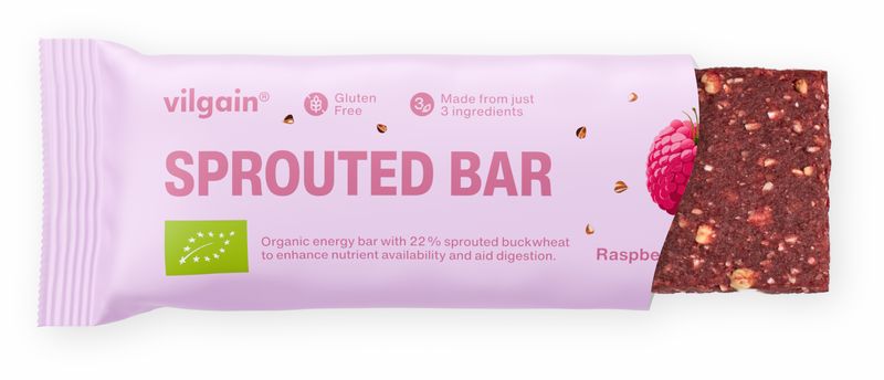 Vilgain Sprouted Bar malina 35 g