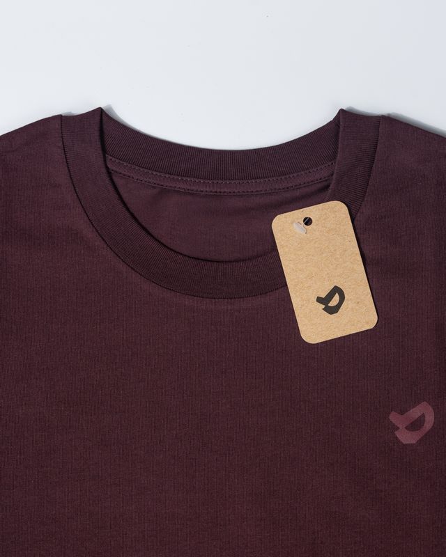 Vilgain Mask Badge Tee – XS Mahogany Obrázek