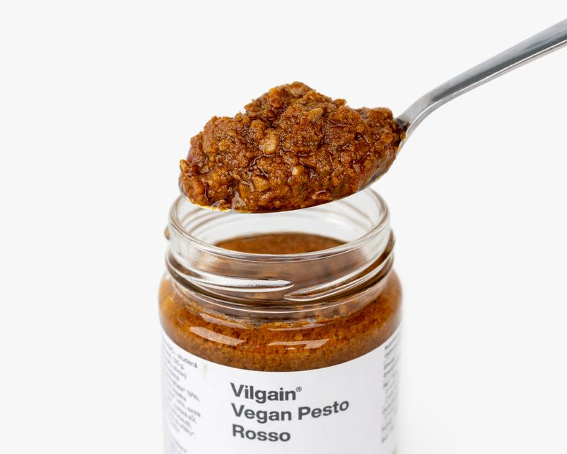 Vilgain Vegan Pesto BIO rosso 130 g Obrázek