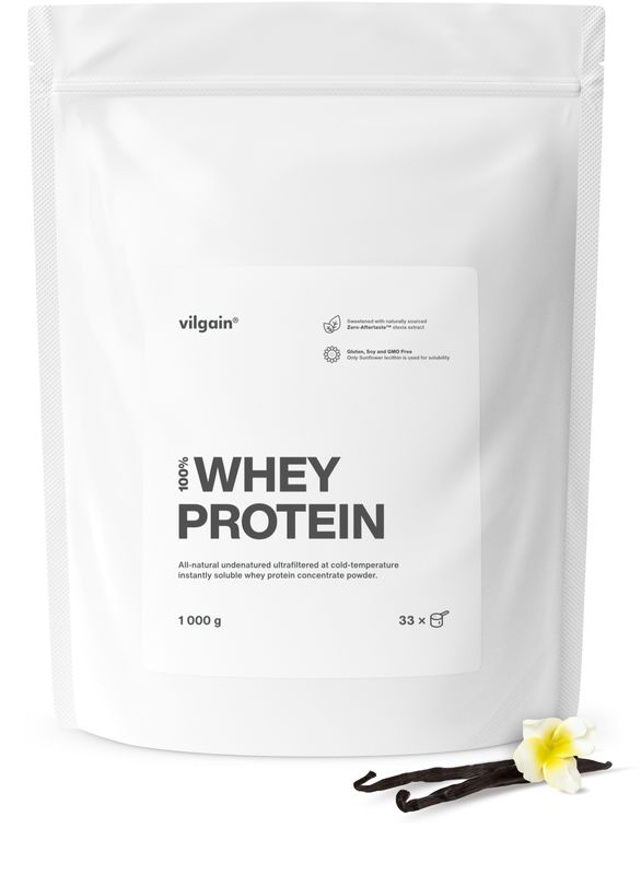 Vilgain Whey Protein vanilka 1000 g Obrázek