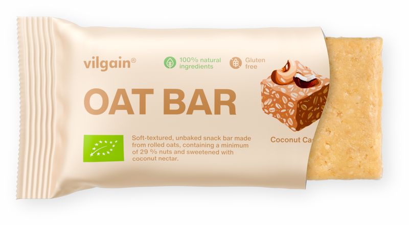 Vilgain Oat Bar BIO kešu a kokos 50 g Obrázek