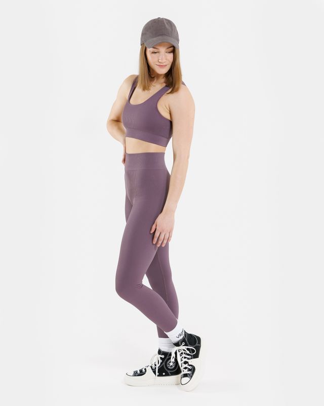 Vilgain Seamless Ribbed Leggings S/M plum Obrázek