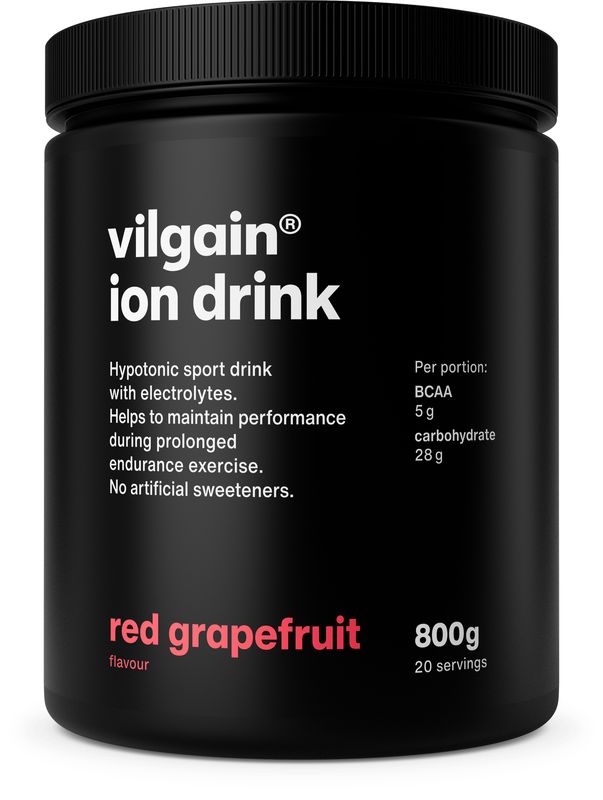 Vilgain Iónový nápoj – červený grep bez sladidiel 800 g