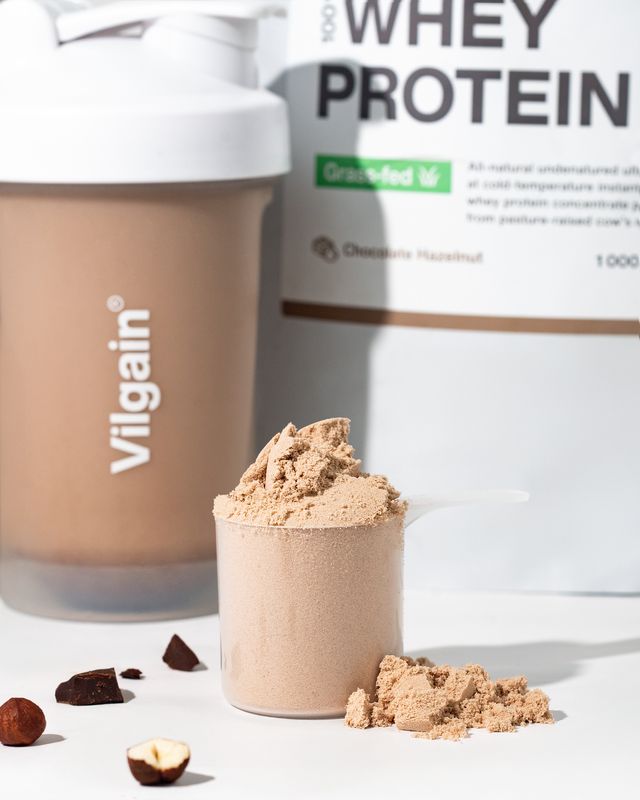 Vilgain Grass-Fed Whey Protein čokoláda/lískový ořech 2000 g Obrázek