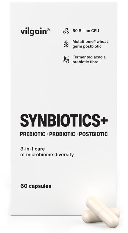Levně Vilgain Synbiotics+ – 60 kapslí