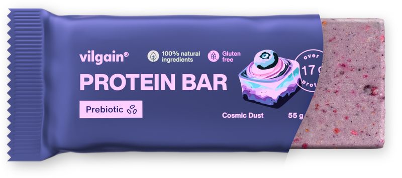 Vilgain Prebiotic Protein Bar Cosmic dust 55 g Obrázek