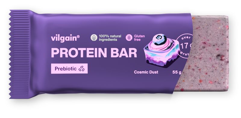 Vilgain Prebiotic Protein Bar Cosmic dust 55 g Obrázek