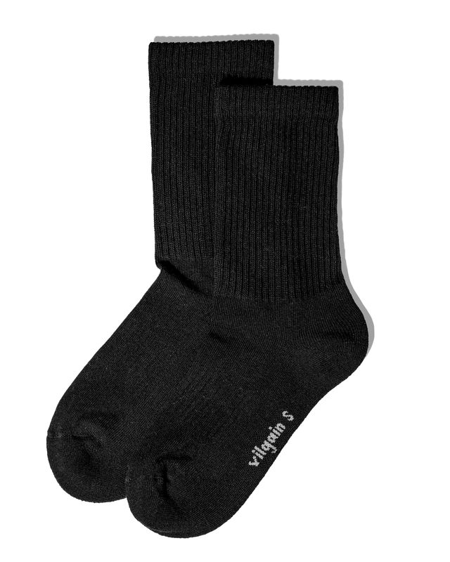 Levně Vilgain Light Organic Crew Socks – 35 - 38 3 páry black