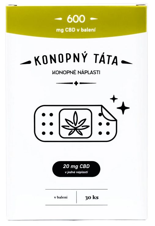 Konopný táta CBD náplasť – 600 mg