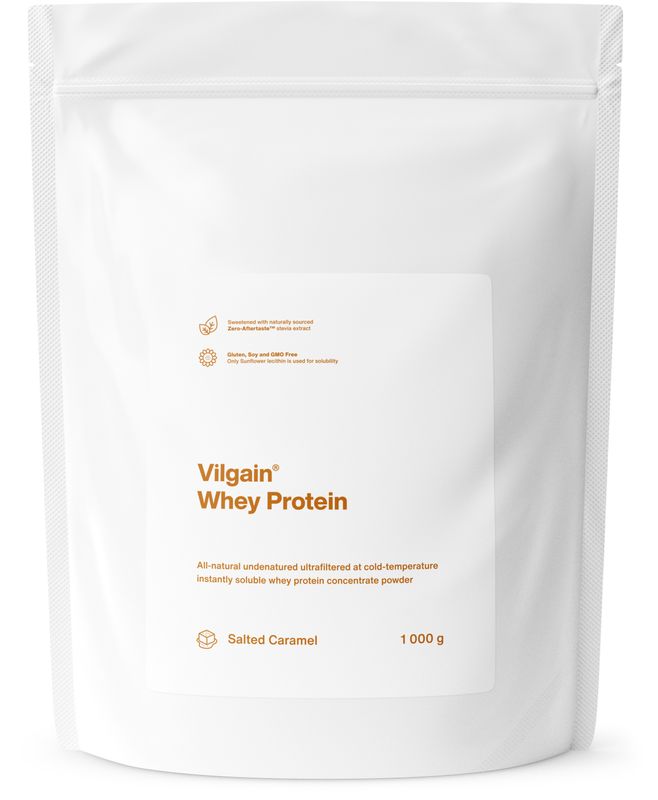 Vilgain Whey Protein slaný karamel 1000 g Obrázek