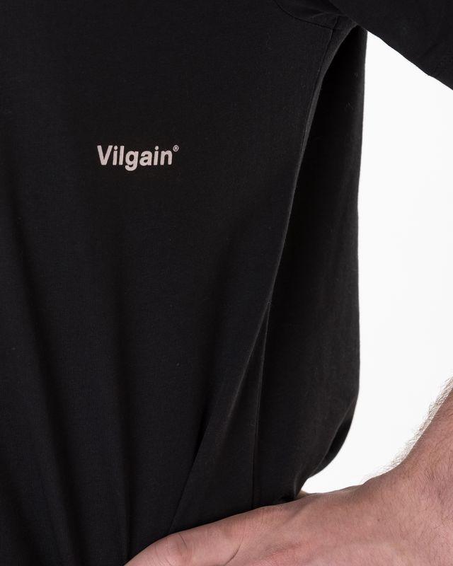 Vilgain Athletic Cut Organic Tee L black Obrázek