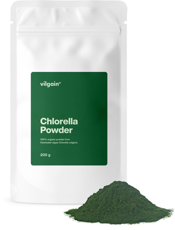 Vilgain Chlorella BIO 200 g Obrázek