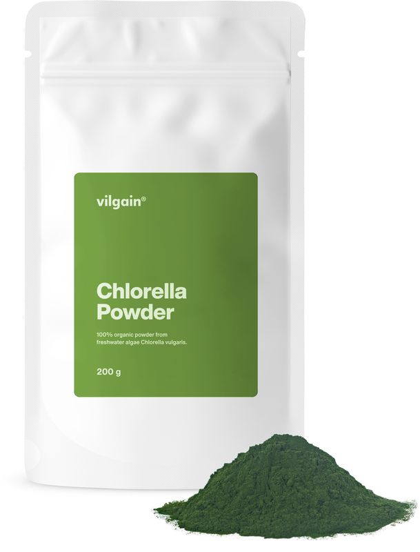 Vilgain Chlorella BIO 200 g Obrázek