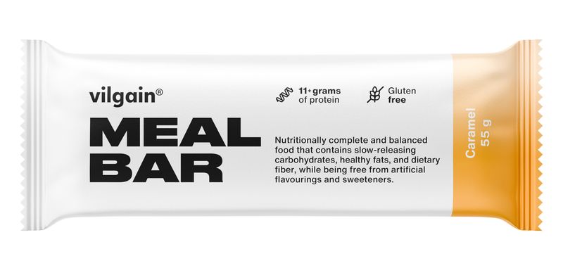 Vilgain Meal Bar karamel 55 g Obrázek