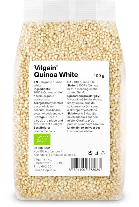 Vilgain Quinoa bílá 400 g Obrázek