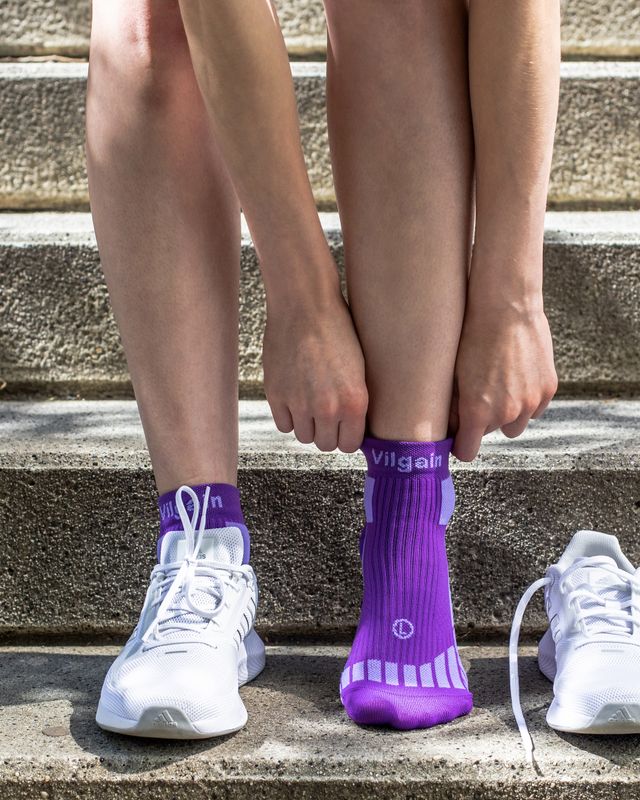 Vilgain Running Socks 40-41 1 ks violet/lila Obrázek