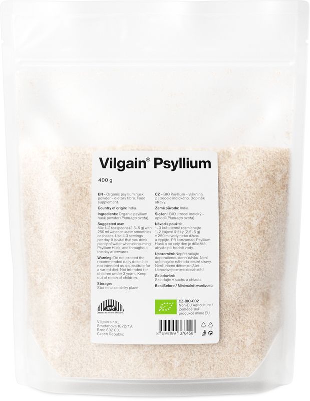 Vilgain Psyllium BIO 400 g Obrázek