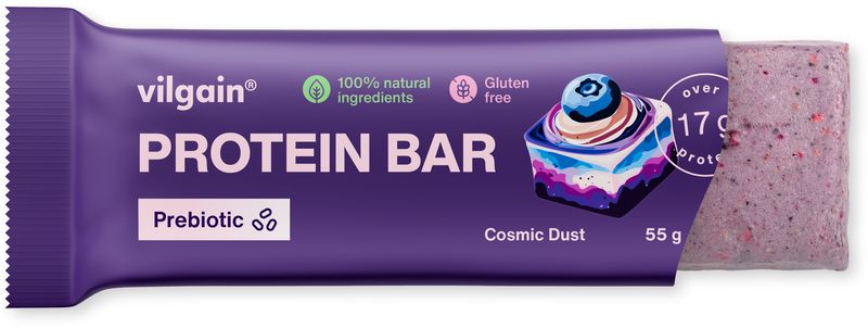 Vilgain Prebiotic Protein Bar Cosmic dust 55 g Obrázek