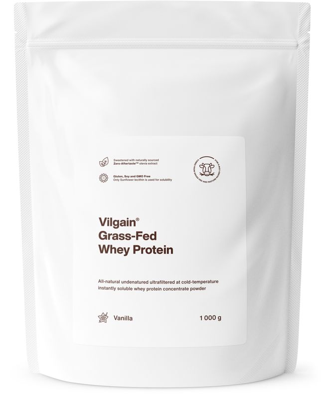 Vilgain Grass-Fed Whey Protein vanilka 1000 g Obrázek