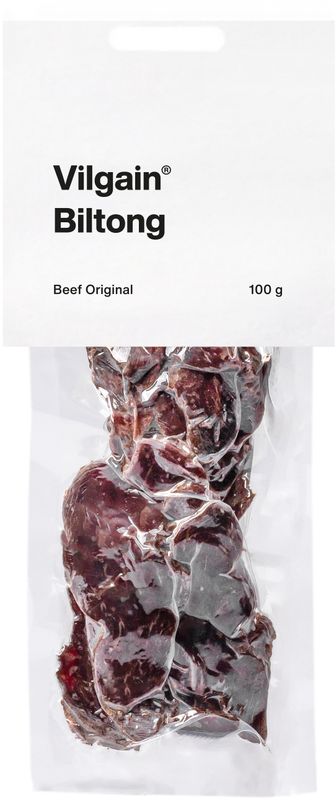 Vilgain Sušené hovězí maso biltong original 100 g Obrázek