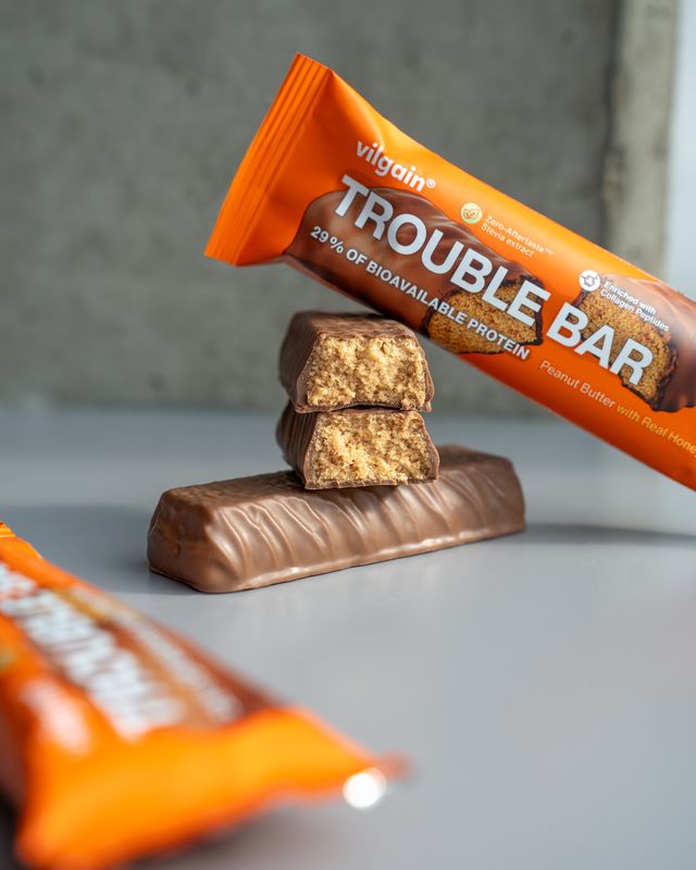 Vilgain Trouble Protein Bar – Čokošík s arašidovým maslom 55 g Obrázek